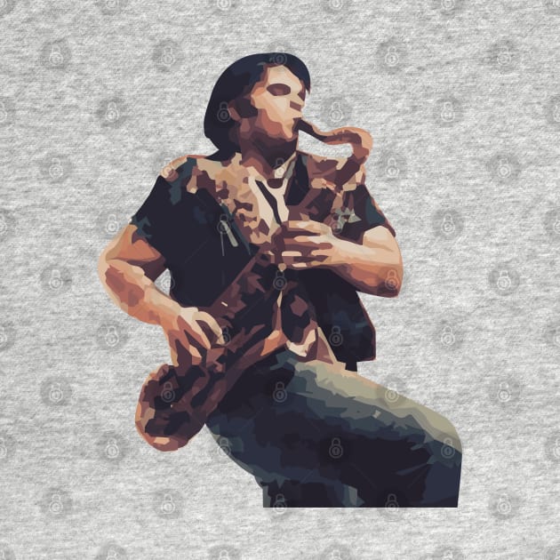 Eddie Playing the Saxophone RHPS Rock N Roll by mareescatharsis